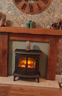 Solid Oak Fireplace Mantelpiece Surround — Bespoke Handcrafted