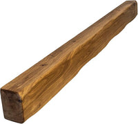 Solid Oak Fireplace Beam 7.5x10cm – Heavily Worked – Rustic Oak Mantel Shelf