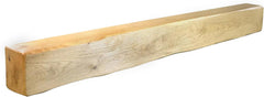 Lightly Worked Oak Beam Size(12.5x10) Cm- Solid Oak Beams for Fireplaces- Oak Floating Shelf for Home Decor- Rustic Shelves to Decorative Logs for Fireplace