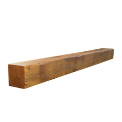 Heavily Worked Genuine (12.5x12.5) cm Solid Oak Beams for Fireplaces- Oak Floating Shelf for Home Decor- Rustic Shelves to Decorative Logs for Fireplace