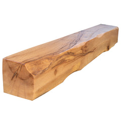 Heavily Worked Genuine (15x15) cm Solid Oak Beams for Fireplaces- Oak Floating Shelf for Home Decor- Rustic Shelves to Decorative Logs for Fireplace