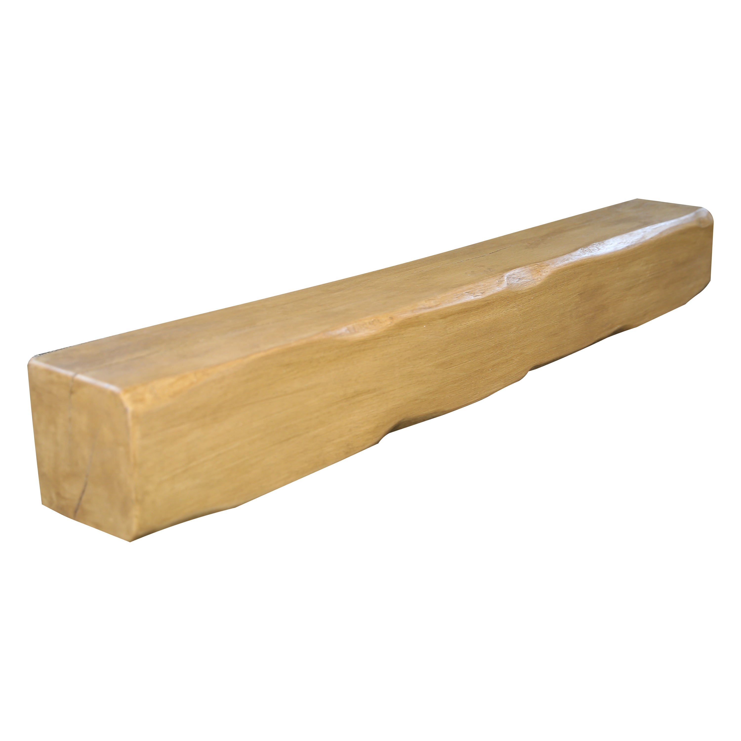 Heavily Worked Genuine (15x15) cm Solid Oak Beams for Fireplaces- Oak Floating Shelf for Home Decor- Rustic Shelves to Decorative Logs for Fireplace