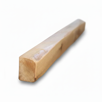 Solid Oak Fireplace Beam 7.5x10cm – Heavily Worked – Rustic Oak Mantel Shelf