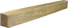 Lightly Worked Oak Beam Size(12.5x10) Cm- Solid Oak Beams for Fireplaces- Oak Floating Shelf for Home Decor- Rustic Shelves to Decorative Logs for Fireplace